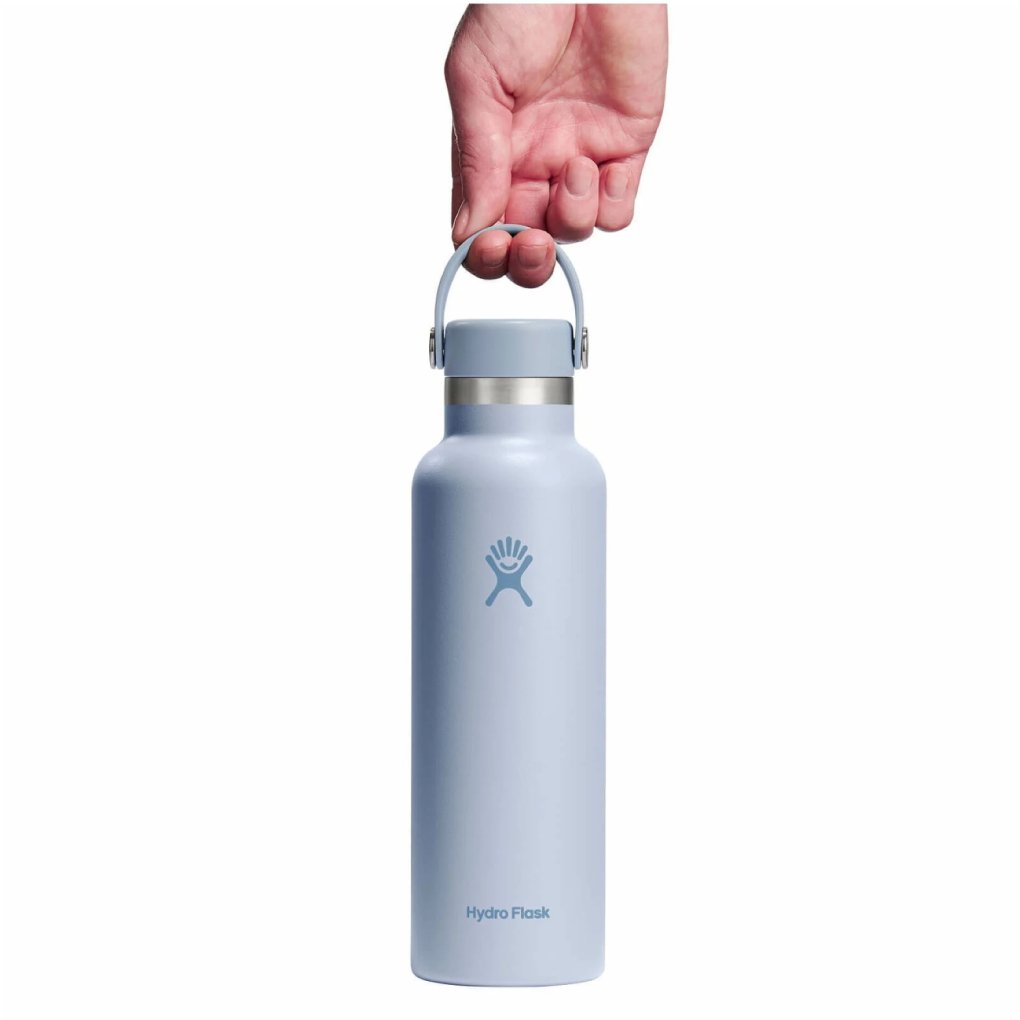 Hydro Flask 21oz Standard Mouth Insulated Bottle + Flex Cap - 621ml - Surf