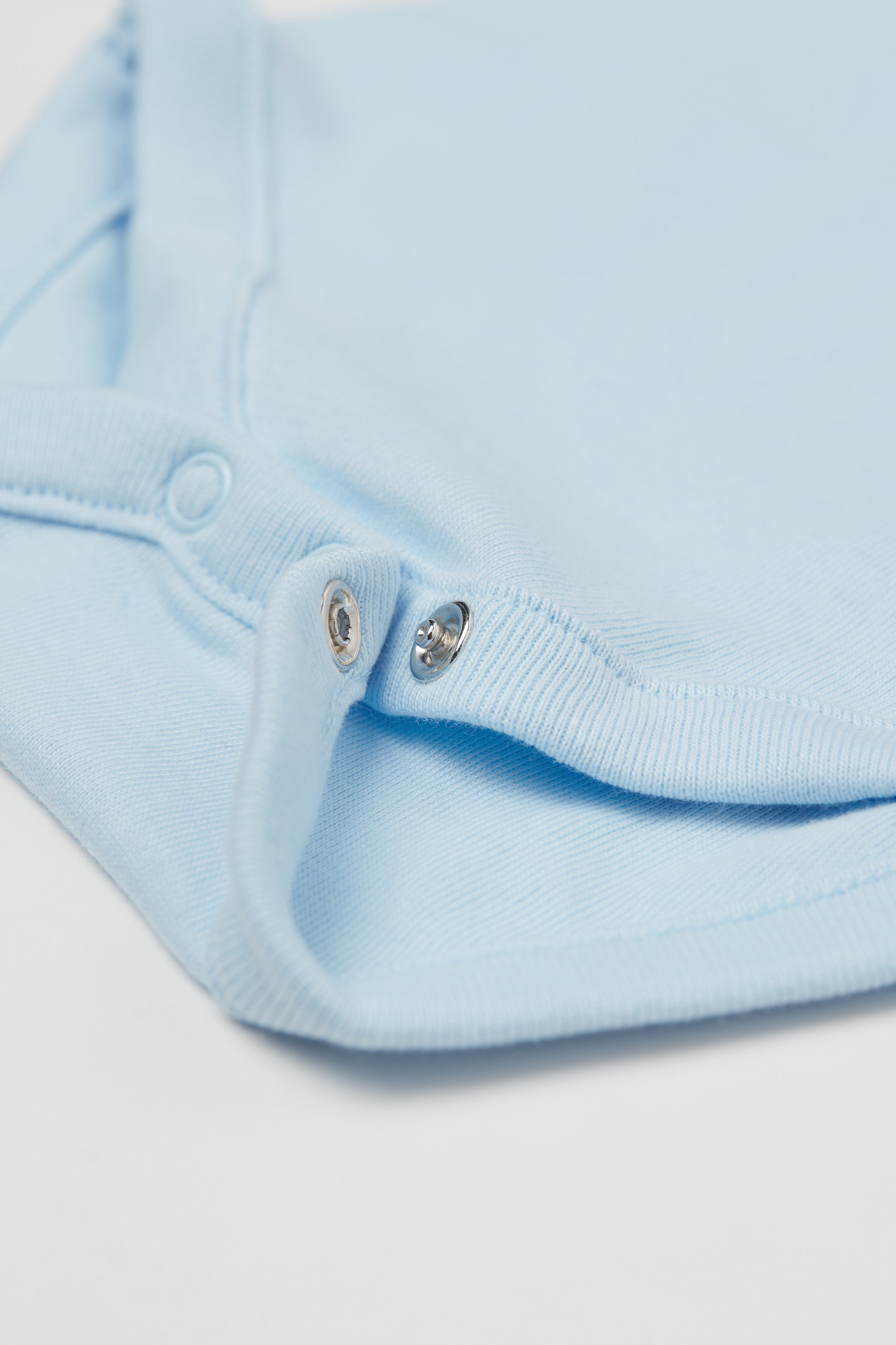 Baby Plain Pure Cotton Bodysuit with Wide Shoulder Straps