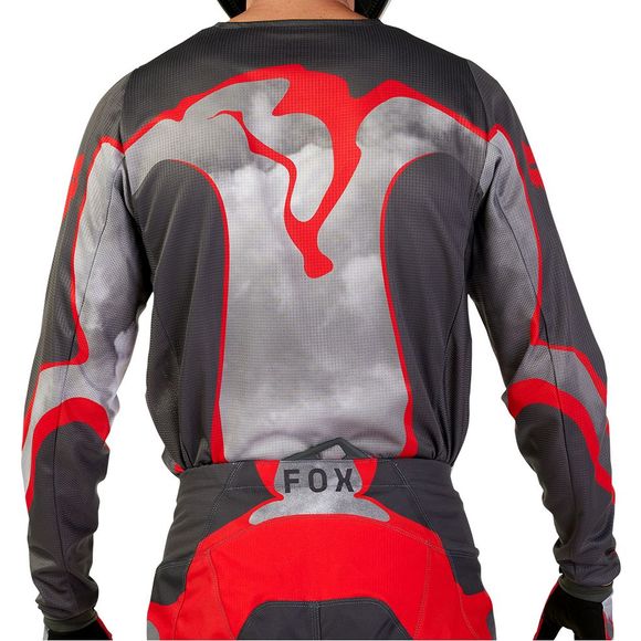 Fox 180 cross jersey - ATLAS 2024 - Gray / RedRef: FX4103