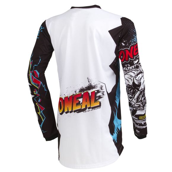 Maillot cross O'Neal ELEMENT - VILLAIN - WHITE 2023 - BlancRef : OL1114