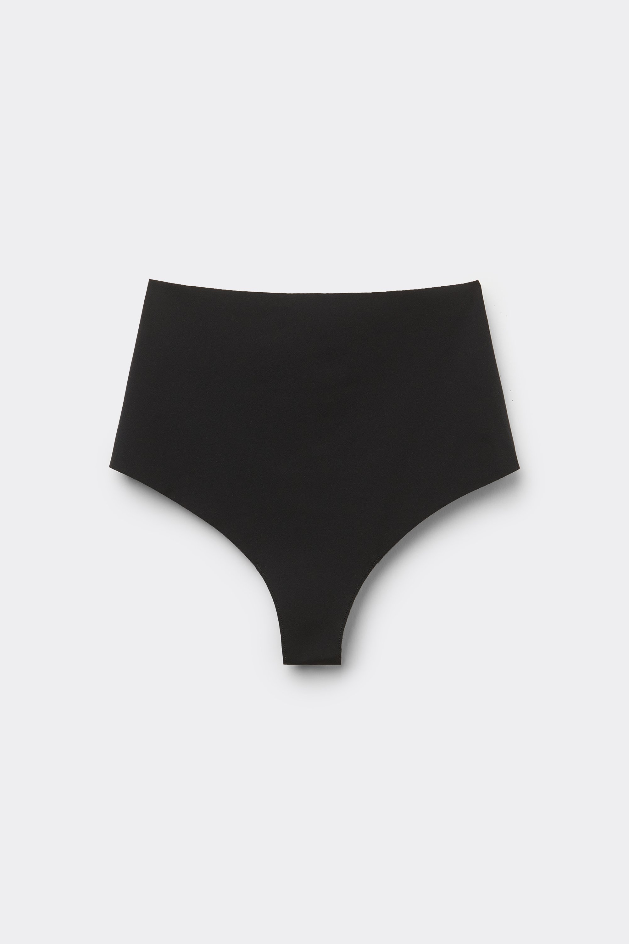 High-Waisted Laser-Cut Brazilian Briefs in Recycled Microfibre