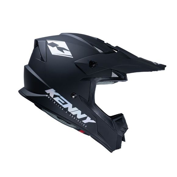 Kenny TRACK SOLID 2024 cross helmet - BlackRef: KE1728
