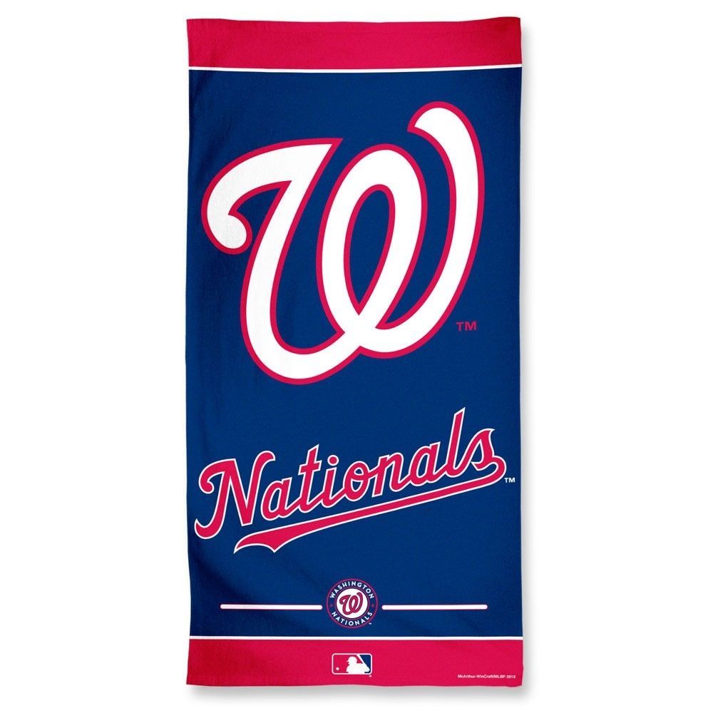Washington Nationals Baseball MLB Beach Towel