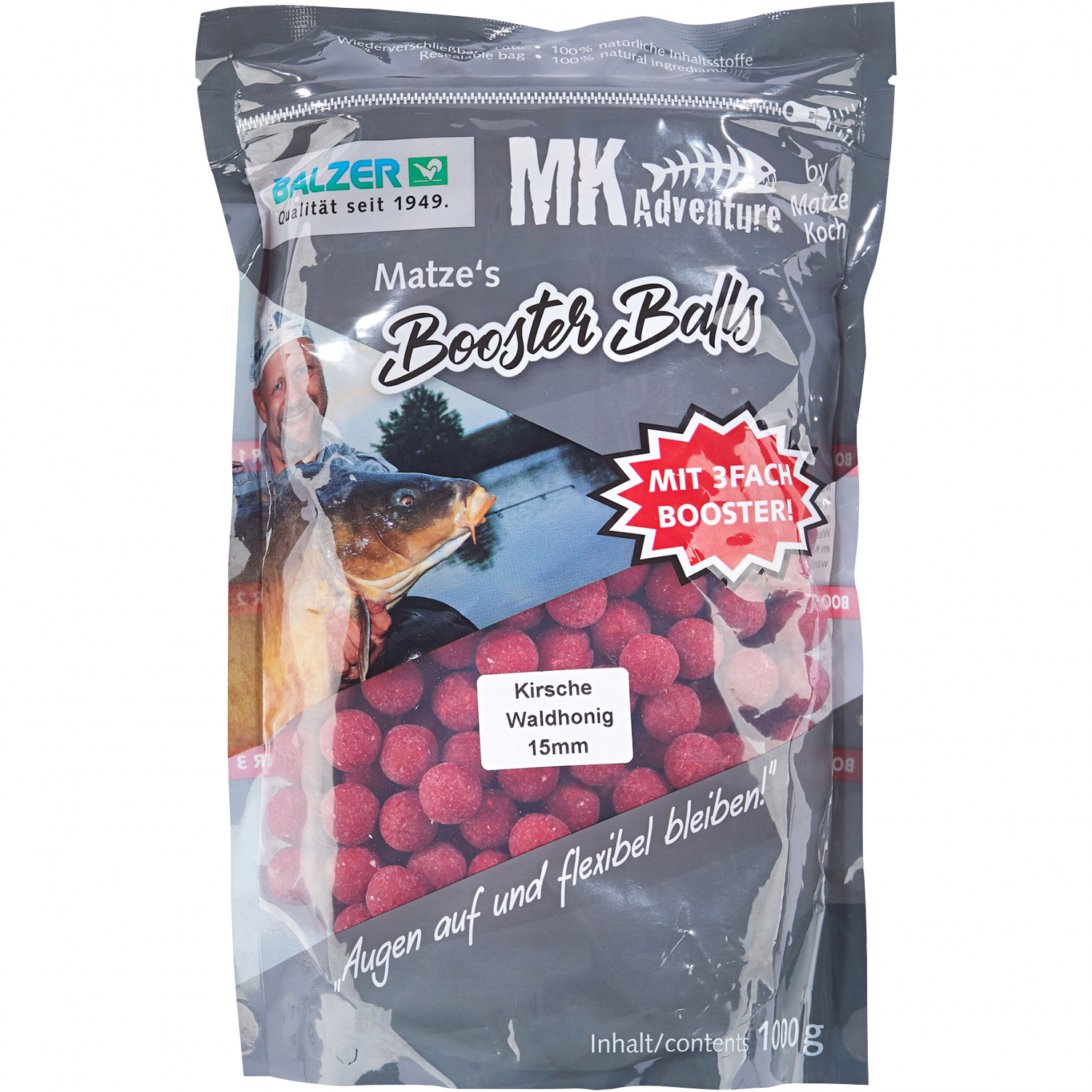 Matze Koch Boilies MK Adventure Booster Balls (Cherry\/forest honey)