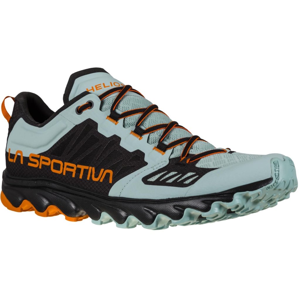 La Sportiva Helios III Running Shoes Men - Black/Hawaiian Sun