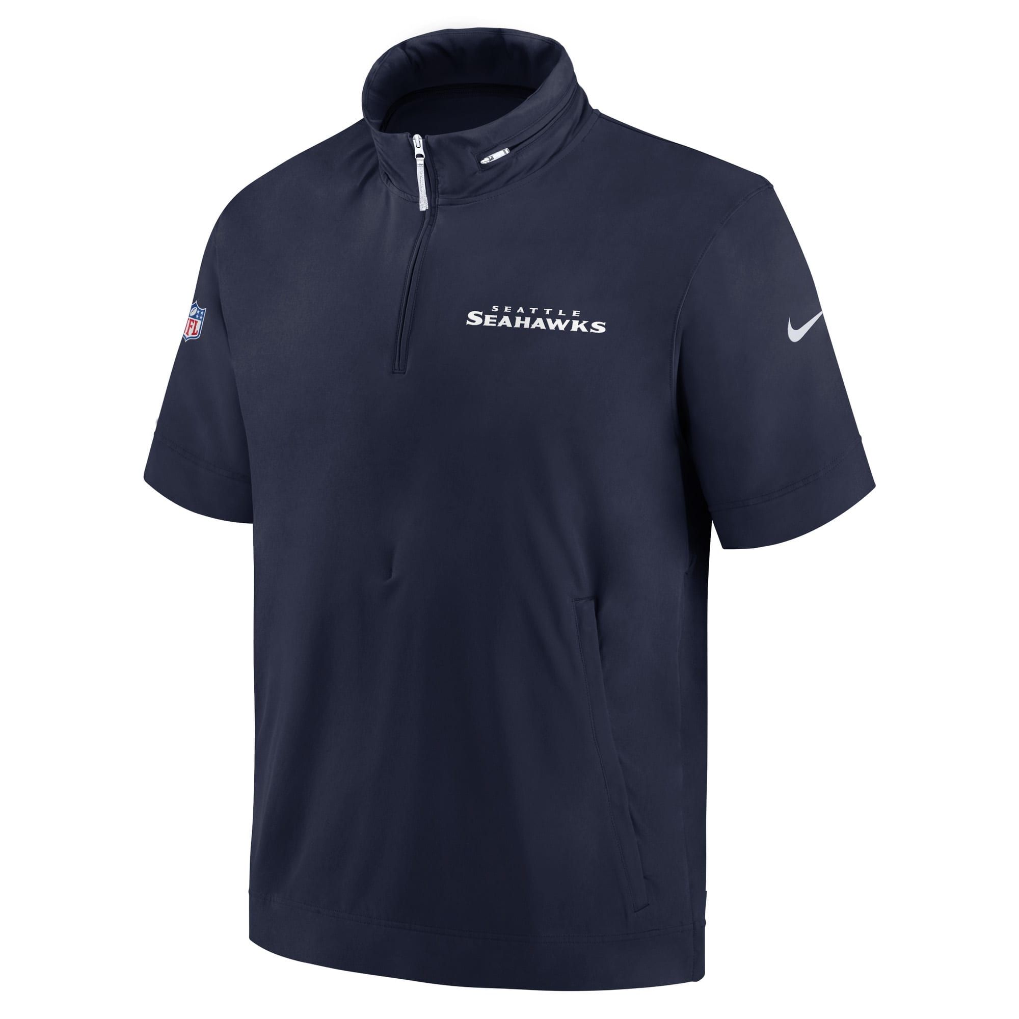 Seattle Seahawks 2024 NFL Sideline Nike Lightweight Coach Jacket Navy