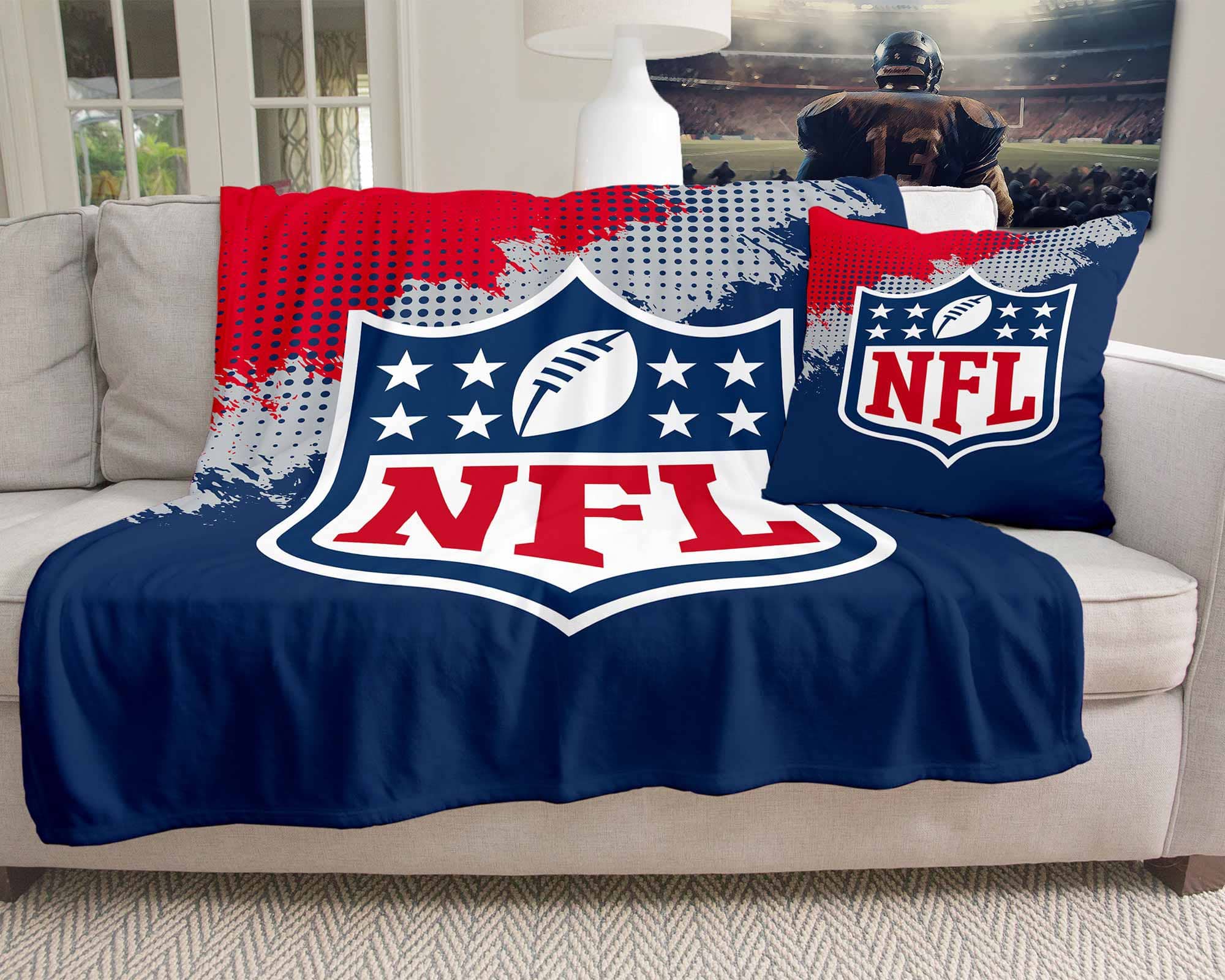 Minnesota Vikings Corner Fleece NFL Blanket