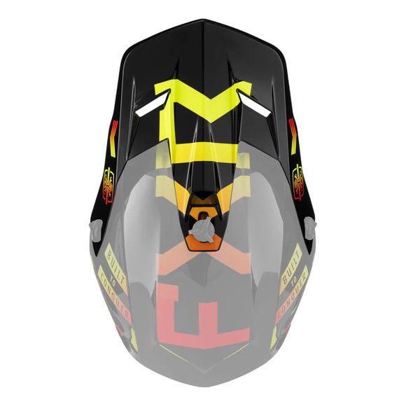 Tt Fxr Clutch Gladiator 24 2026 Visor - Red / YellowRef: FXR0945 / 241712-2600-00