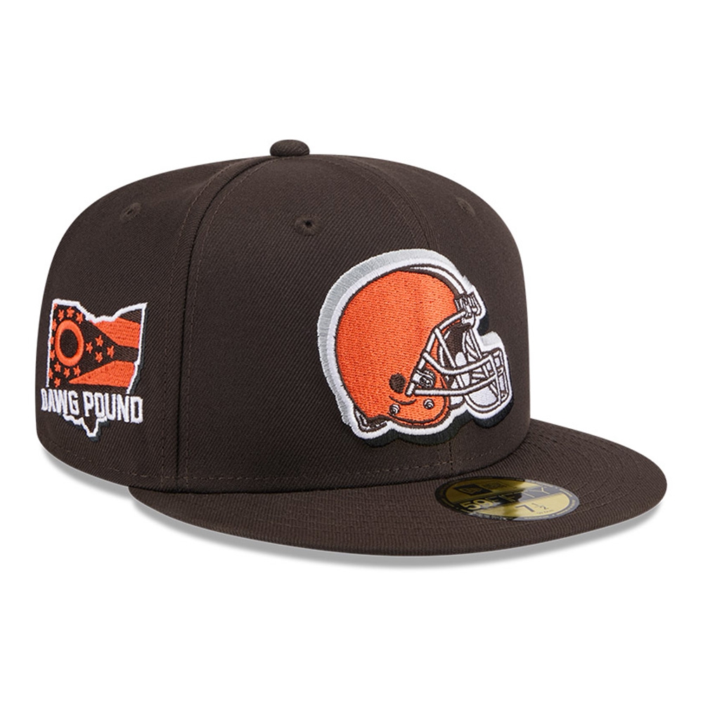 Cleveland Browns 2024 NFL Draft New Era 59FIFTY Fitted Cap Brown