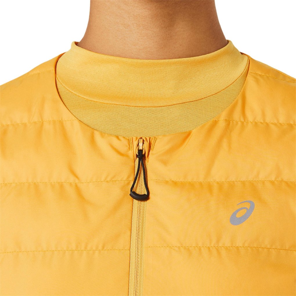 asics Runkoyo Padded Vest Women - tiger yellow