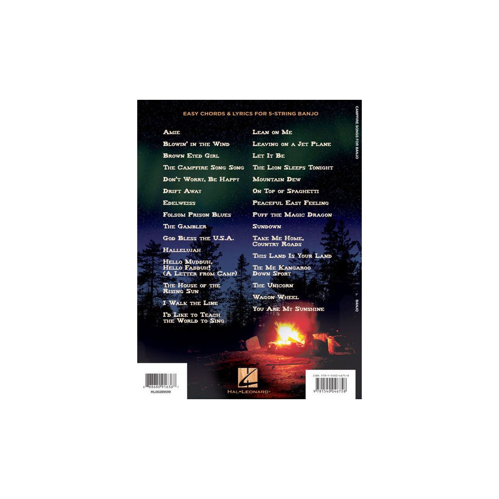 Hal Leonard Campfire Songs For Banjo – Thomann Ireland