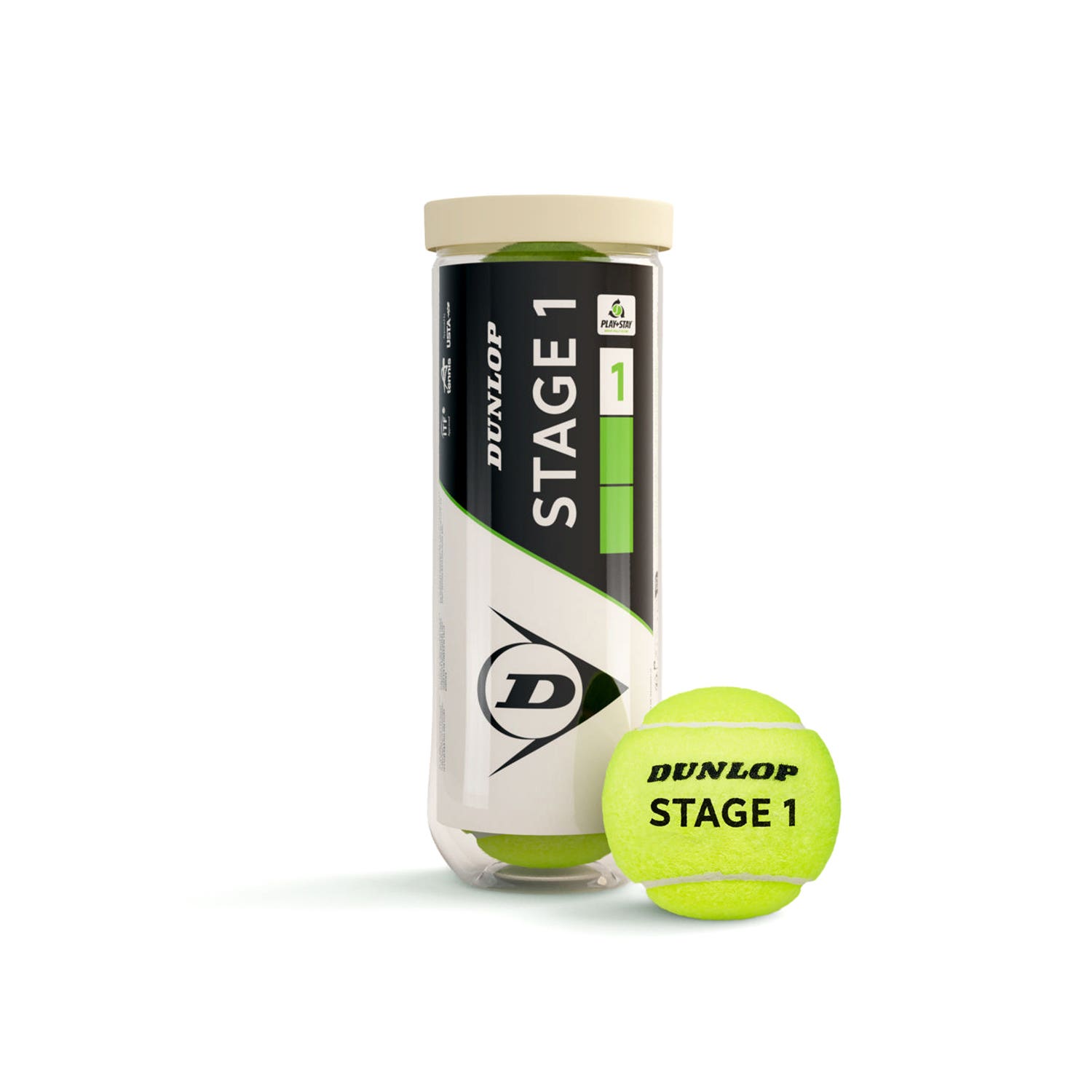 3-BALL CAN DUNLOP STAGE 1 GREEN