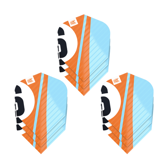 Target Pro Ultra Chicane Orange Ten-X Flights - 3 Sets