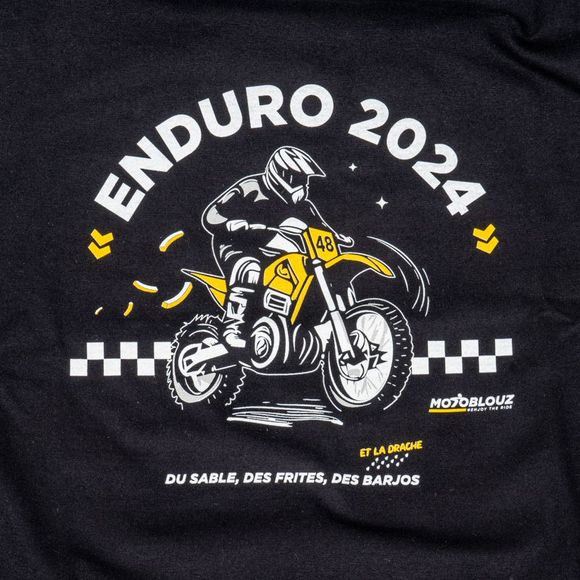 Sweat Motoblouz HOODIE ENDURO 2024 - Blanc / NoirRef : MB0391