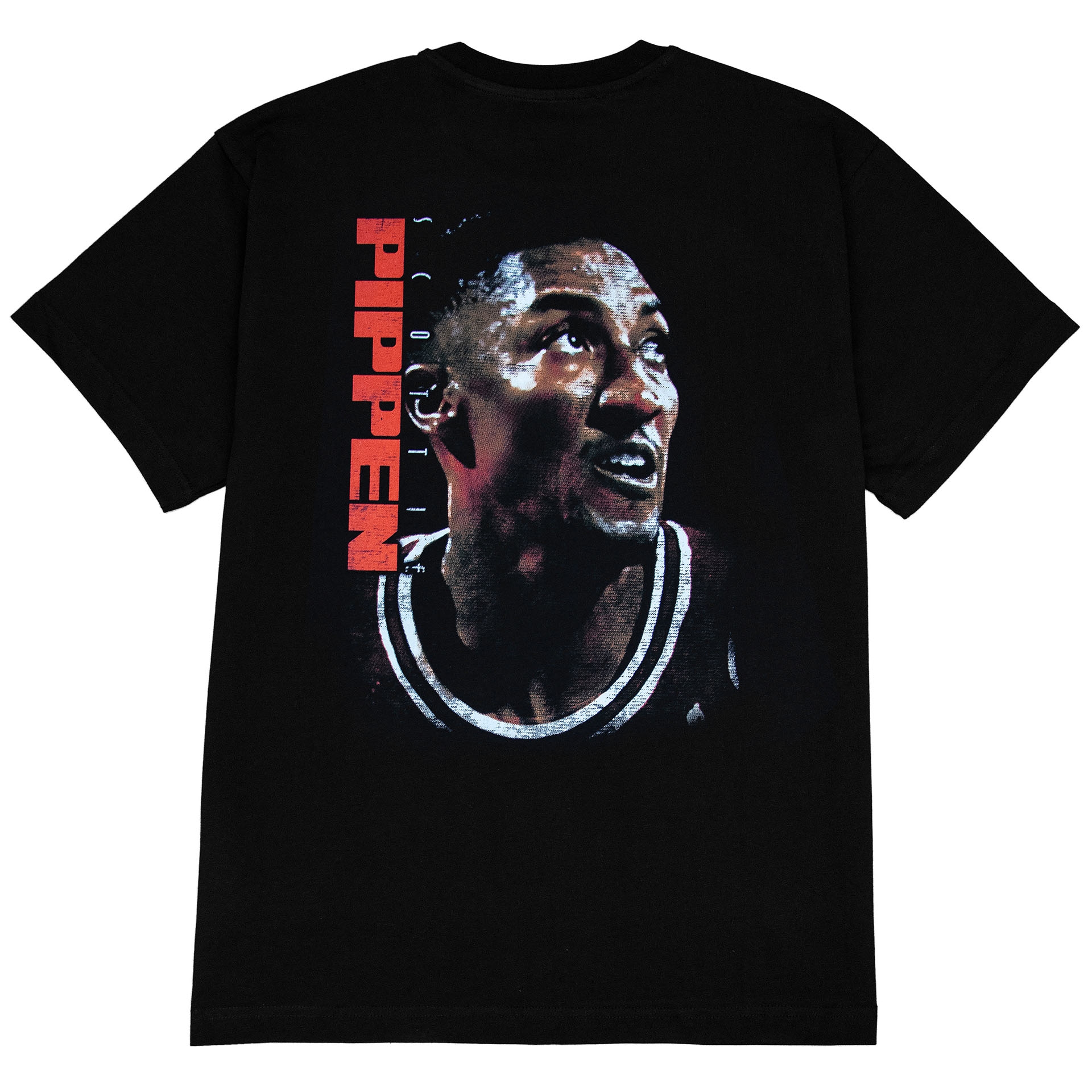 Scottie Pippen Chicago Bulls Face NBA T-Shirt Black