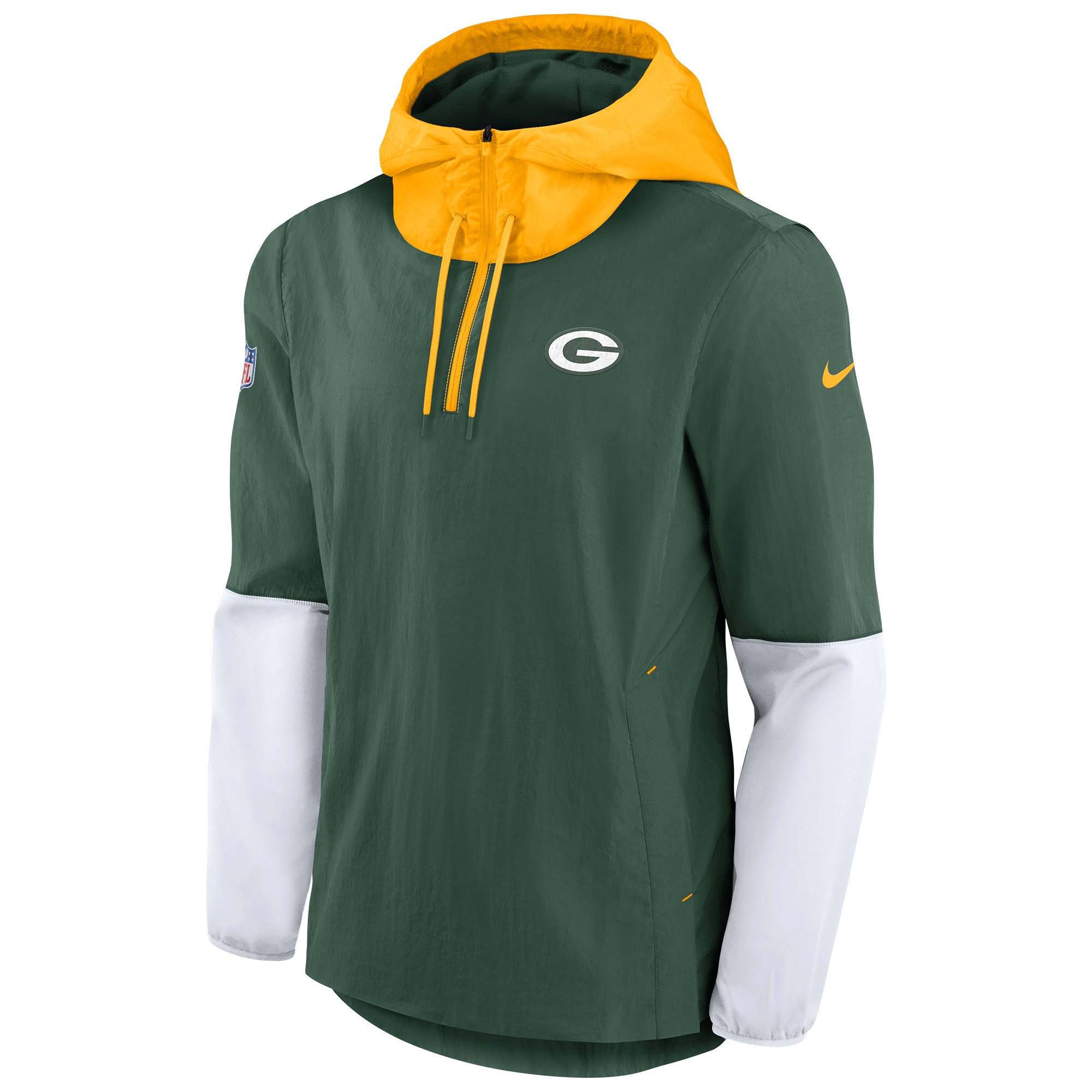 Green Bay Packers Lightweight 2021 NFL Sideline Nike Player Jacket