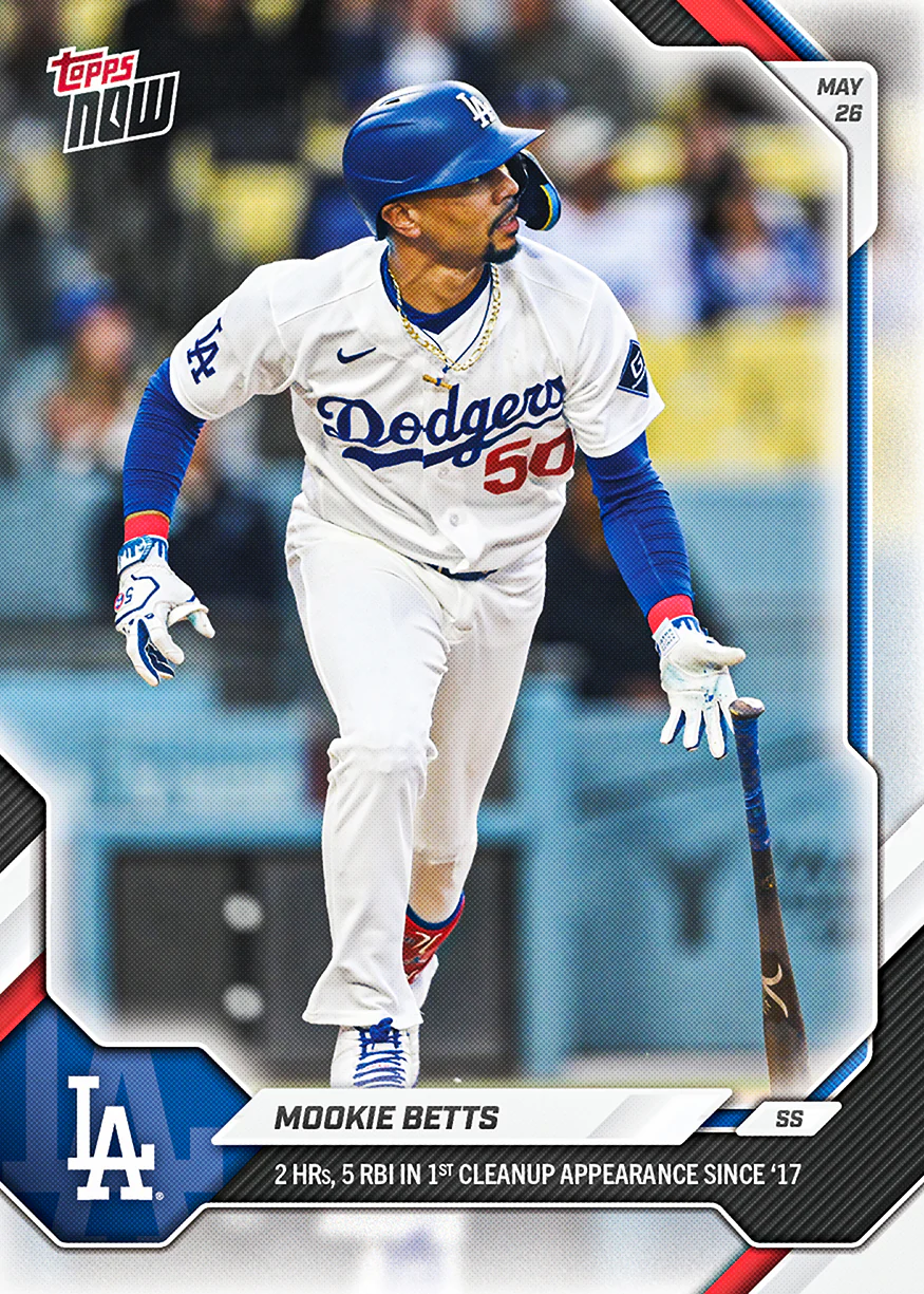 Mookie Betts - 2026 MLB Topps NOW® - Card 250