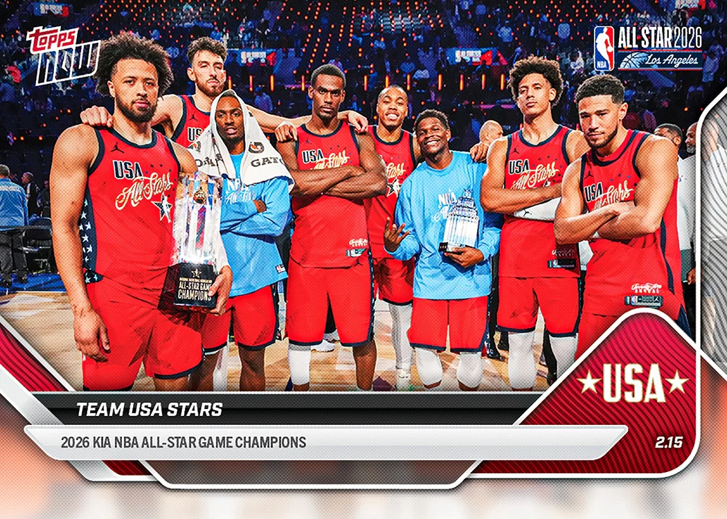 Team USA Stars - 2025-26 NBA Topps NOW® - Card 176 - PR: 1262
