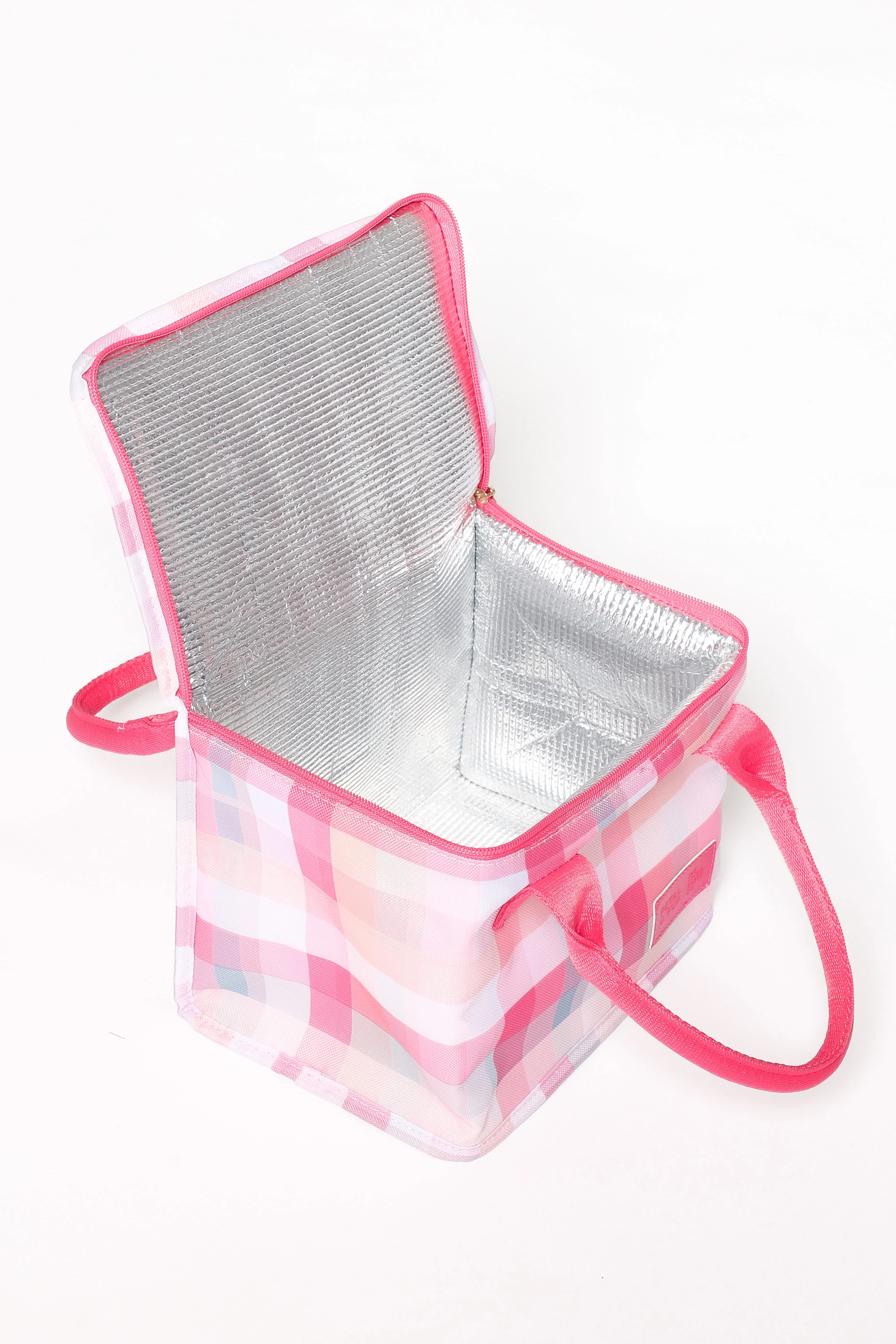 The Graze Lunch Bag - Pink Picnic Plaid