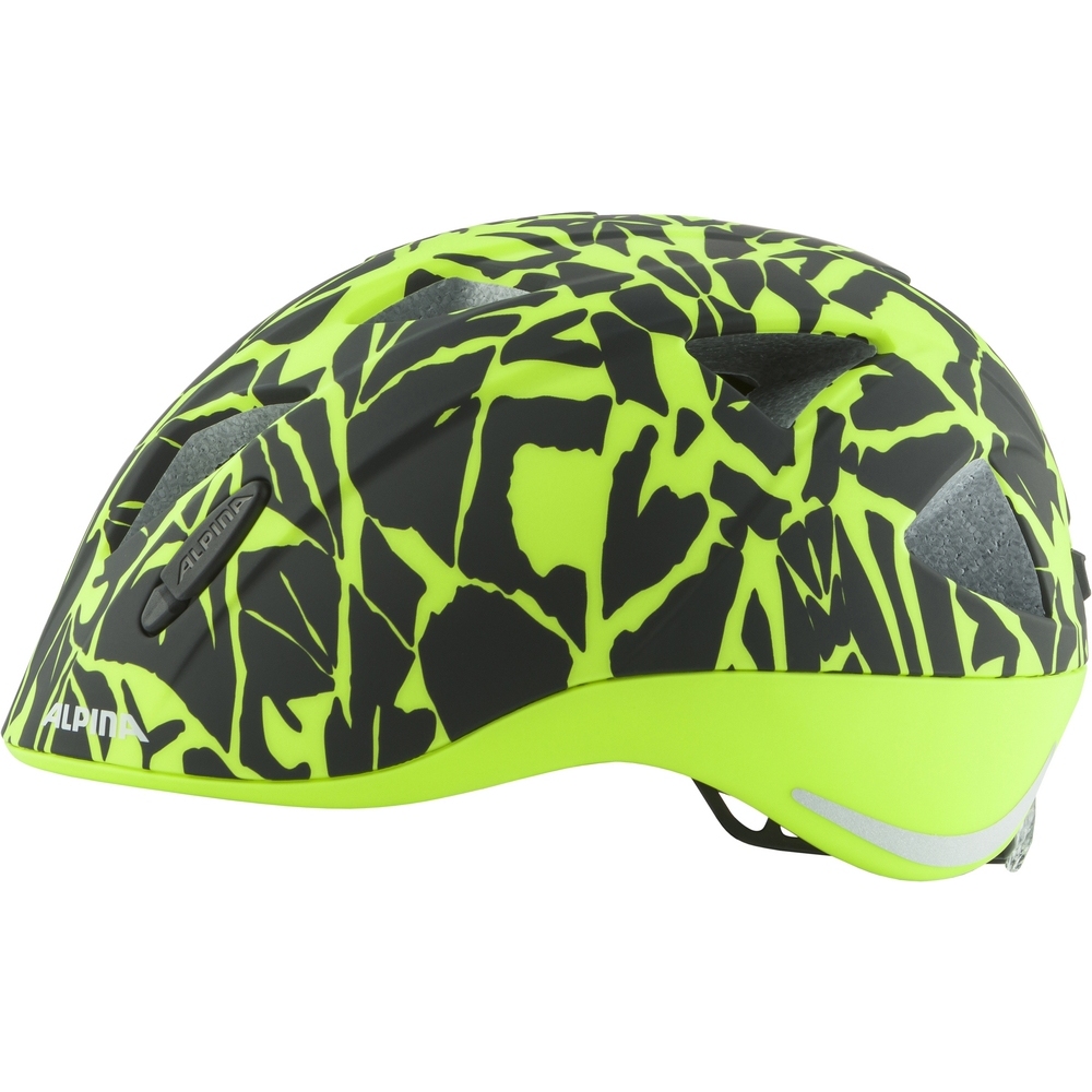 Alpina Ximo L.E. Kids Bike Helmet - black-neon sparkle matt