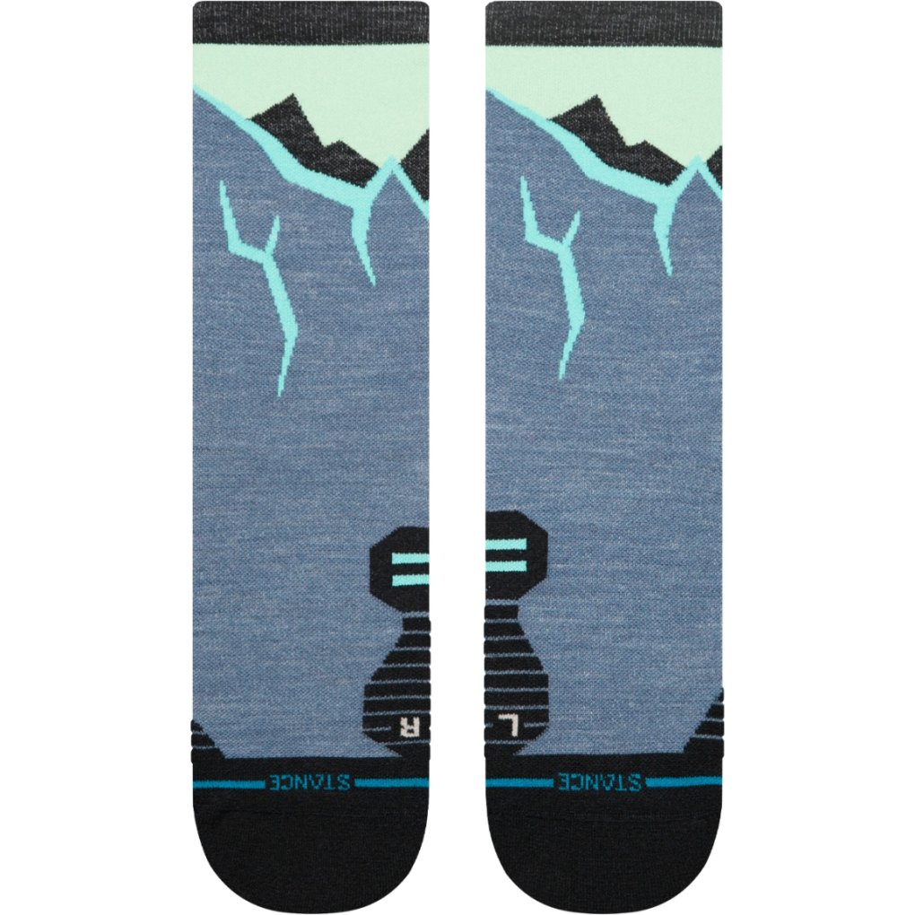 Stance Icy Mountain Light Wool Crew Socks Unisex - indigo