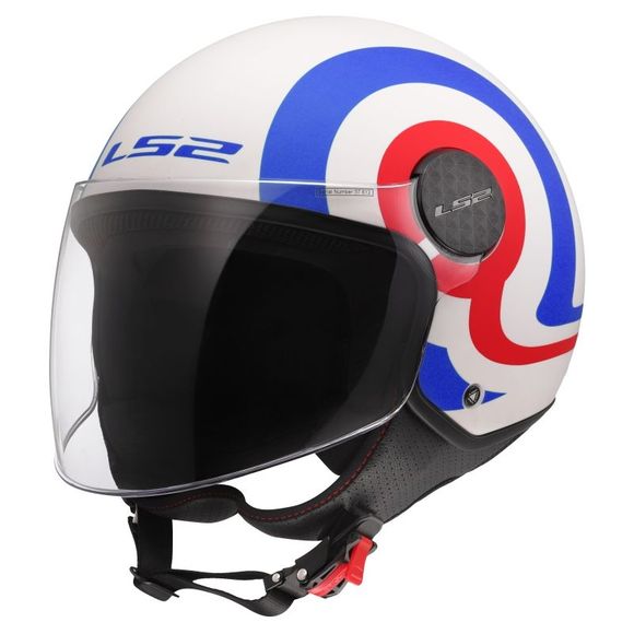 Jet LS2 of558 helmet - Sphere Lux II - Urby - White / BlueRef: LS1035