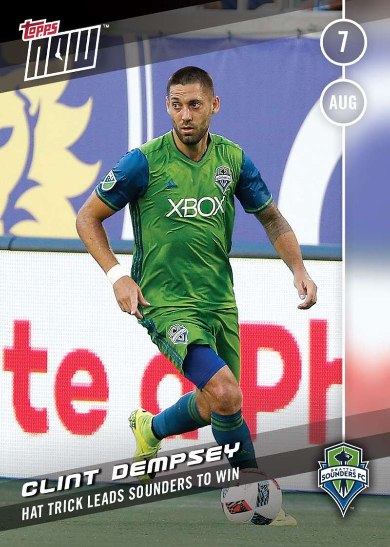 Clint Dempsey - TOPPS NOW CARD 16 - PRINT RUN QTY: 143 Cards
