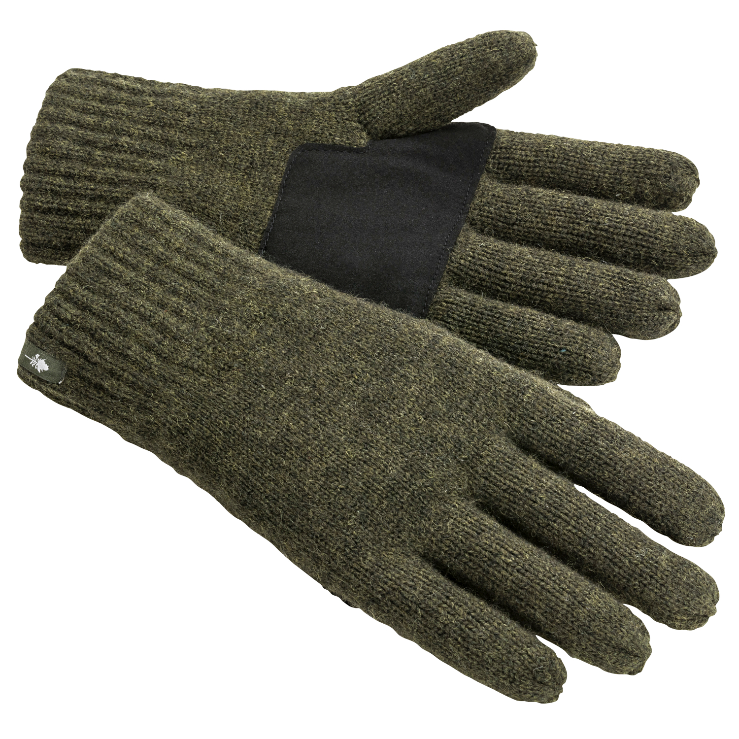Pinewood Knitted Wool Glove Men (Mossgreen Melange)