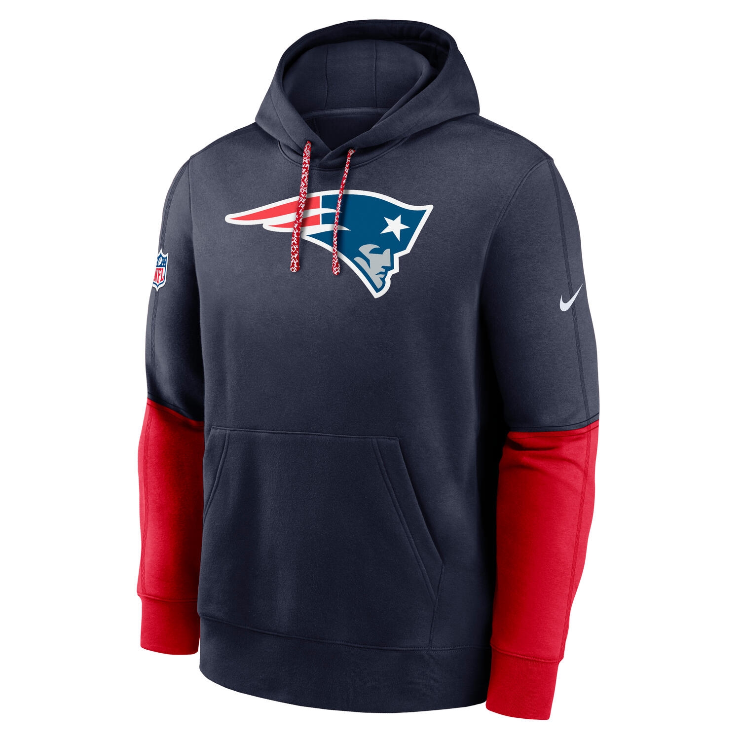 New England Patriots 2024 NFL Sideline Nike Club Hoodie Navy