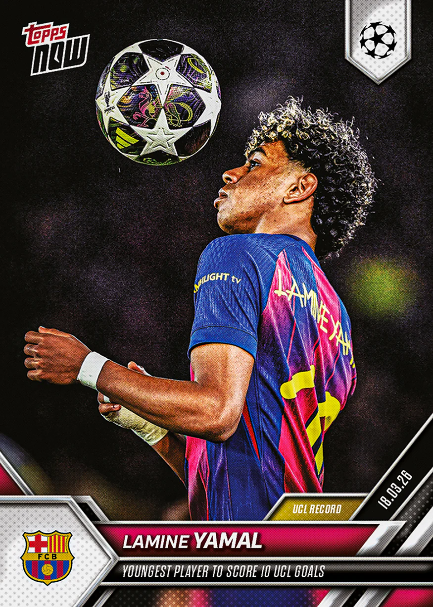 Lamine Yamal - 2025-26 UCL Topps NOW® - Card 112 - PR: 10135