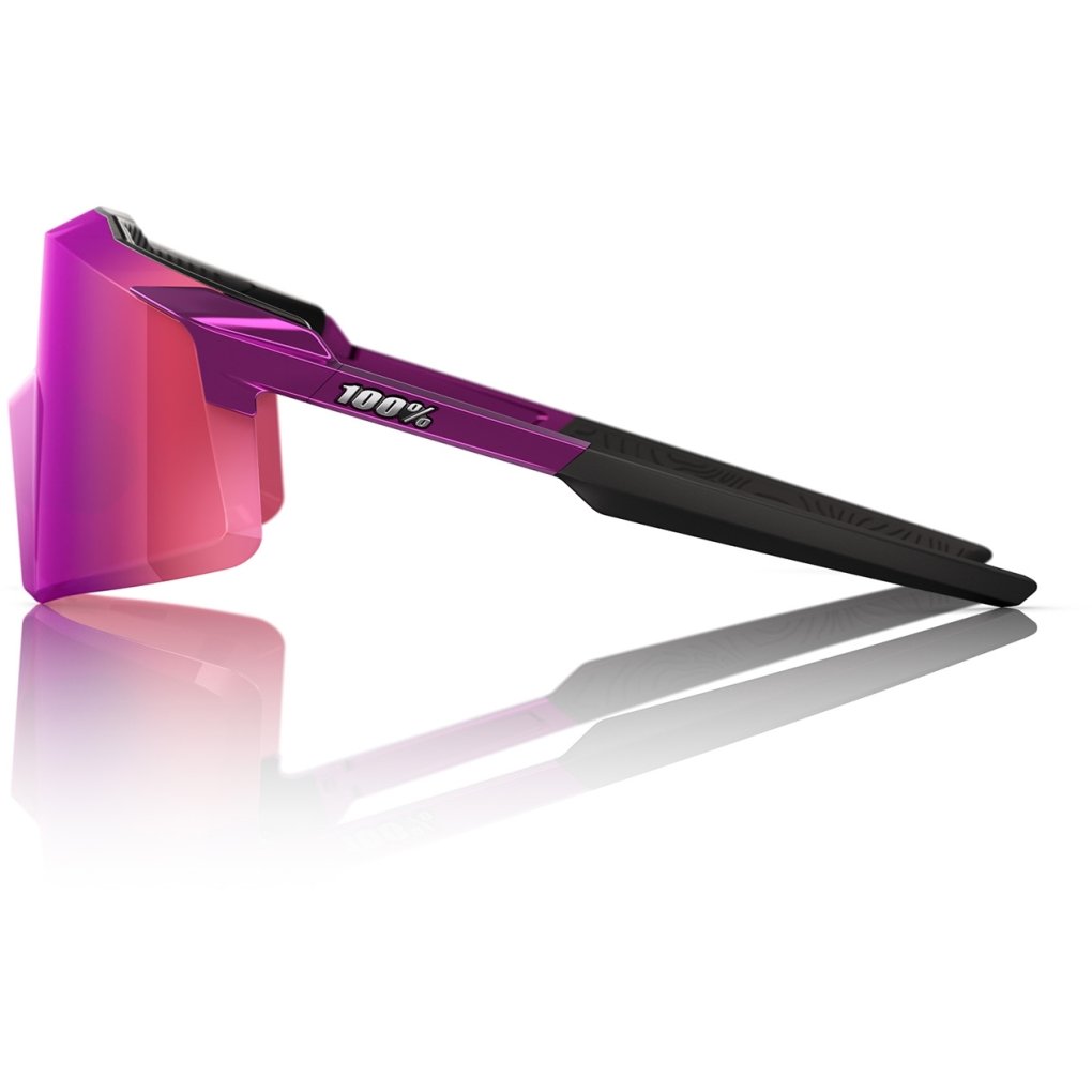 100% Aerocraft Glasses - Gloss Purple Chrome - Purple Multilayer Mirror