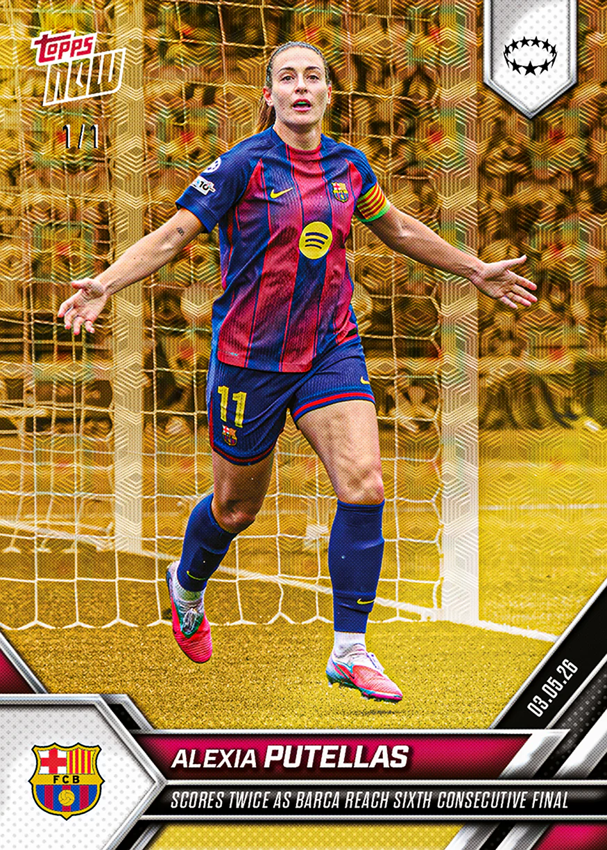 Alexia Putellas - 2025-26 UWCL Topps NOW® - Card 29 - PR: 906