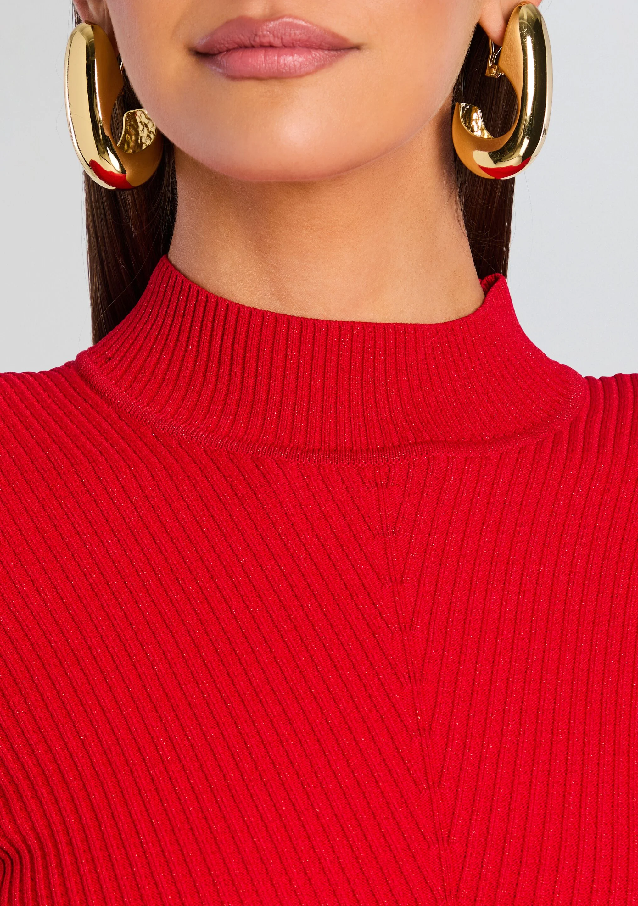 Sydonie Metallic Knit Dress
