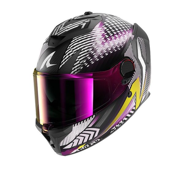Shark SPARTAN GT PRO CARBON full face helmet - STHYR - Carbon / PurpleRef: SH1828