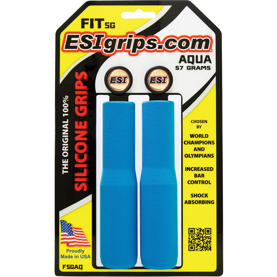 ESI Grips Fit SG Handlebar Grips - Aqua
