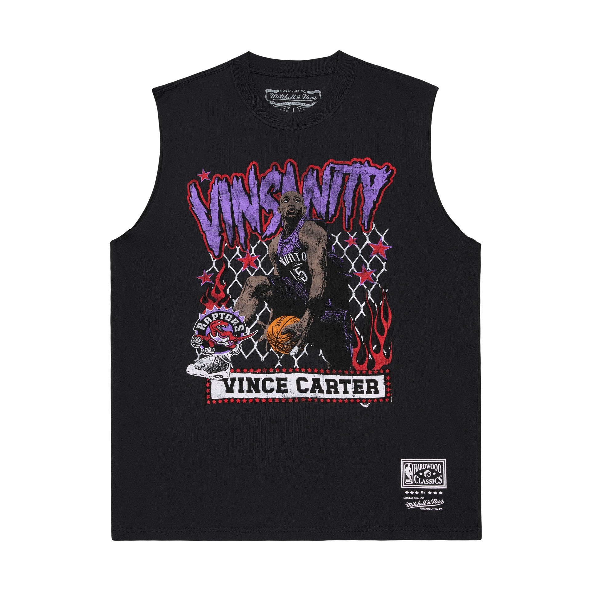 Vince Carter Toronto Raptors Best In Class Muscle Tank Top Black