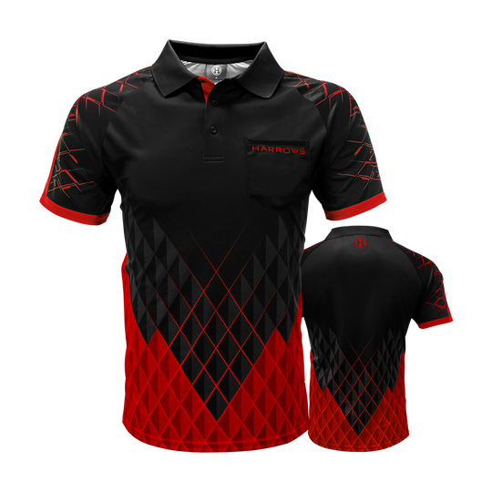 Harrows Paragon Dartshirt - Rot