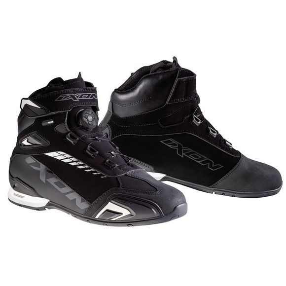 Motorcycle Sneakers Ixon Bull Waterproof - Black / WhiteRef: Ix1185-C42138