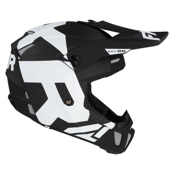 FXR CLUTCH CX BLACK/WHITE 2021 cross helmet - Black / WhiteRef: FXR0084