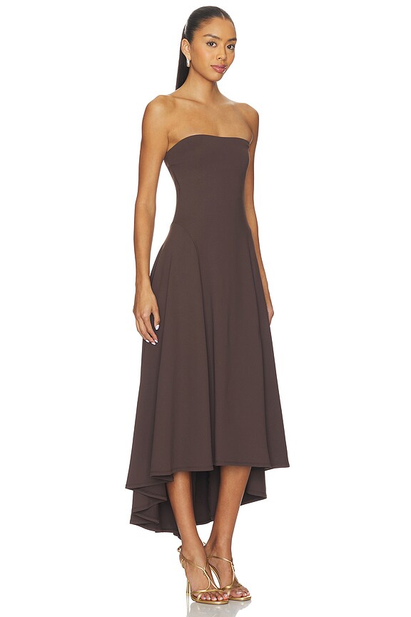Susana Monaco Strapless High Low Dress