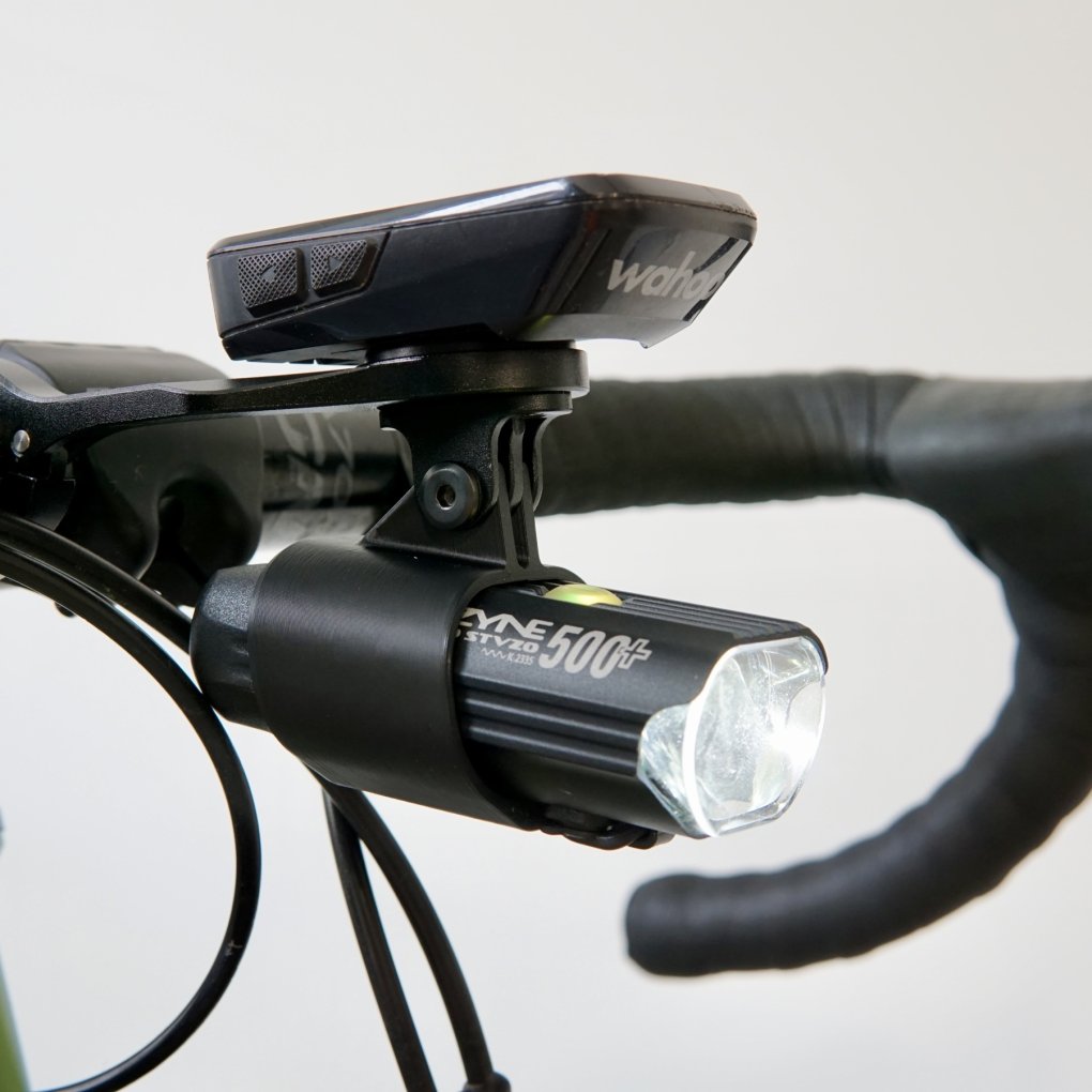 Bikemachine Aero Mount GoPro for Lezyne Macro Drive 500+ StVZO