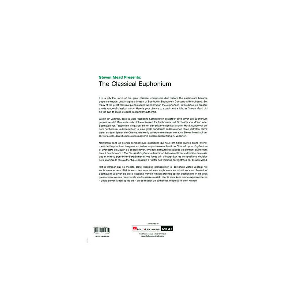 De Haske Steven Mead Classical Euphoniu – Thomann Ireland