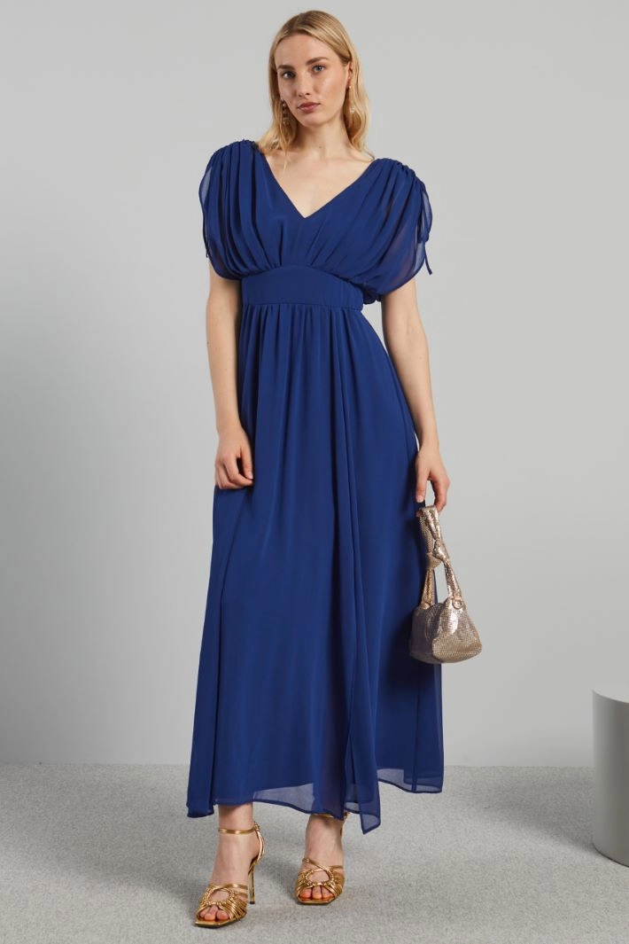 Long draped dress - BLUETTE