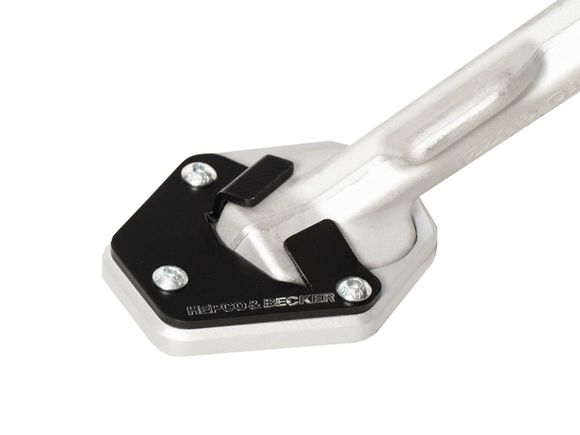 Hepco & Becker side stand extension - black/silverMOTO GUZZI 1200 STELVIO - 2024 - 2025Ref: HBE04579A / 4211560 00 91