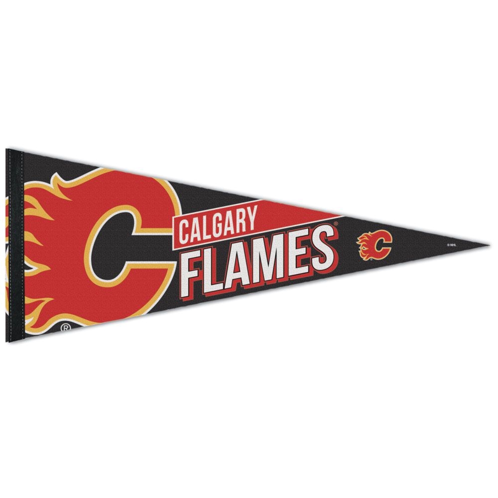 Calgary Flames Big Logo WinCraft Premium NHL Pennant