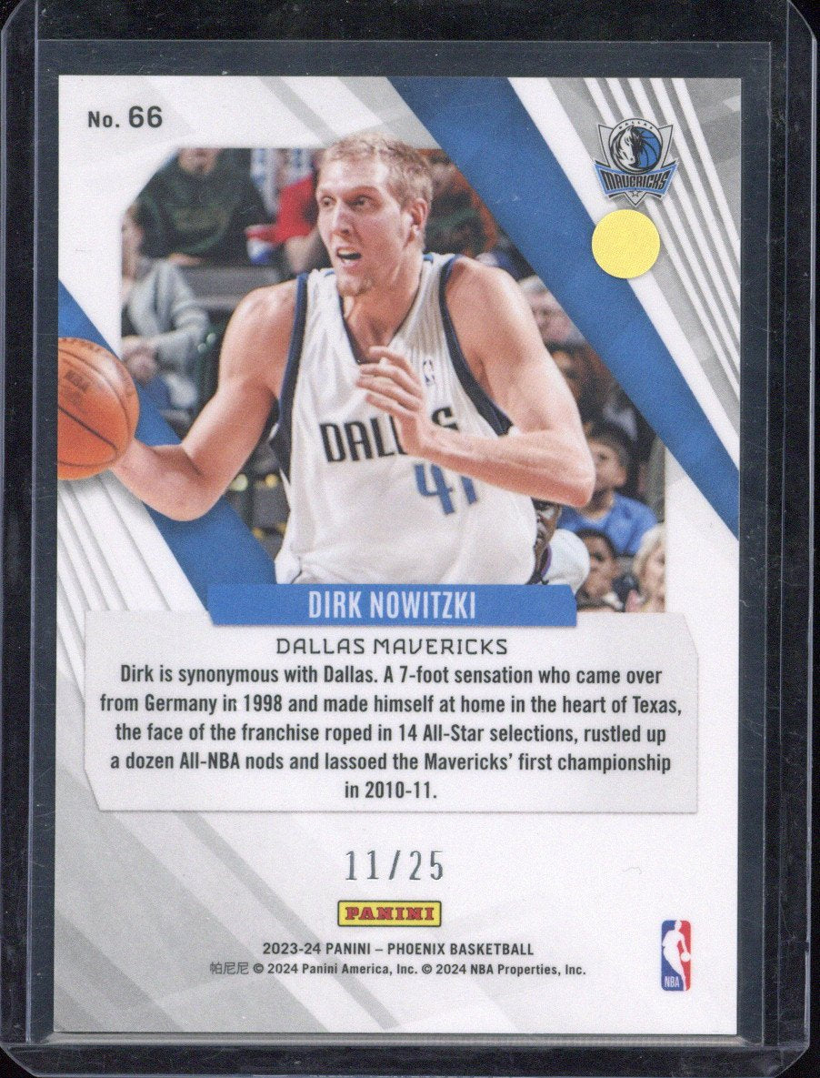 2023-24 Panini Phoenix Basketball Dirk Nowitzki /25 #66