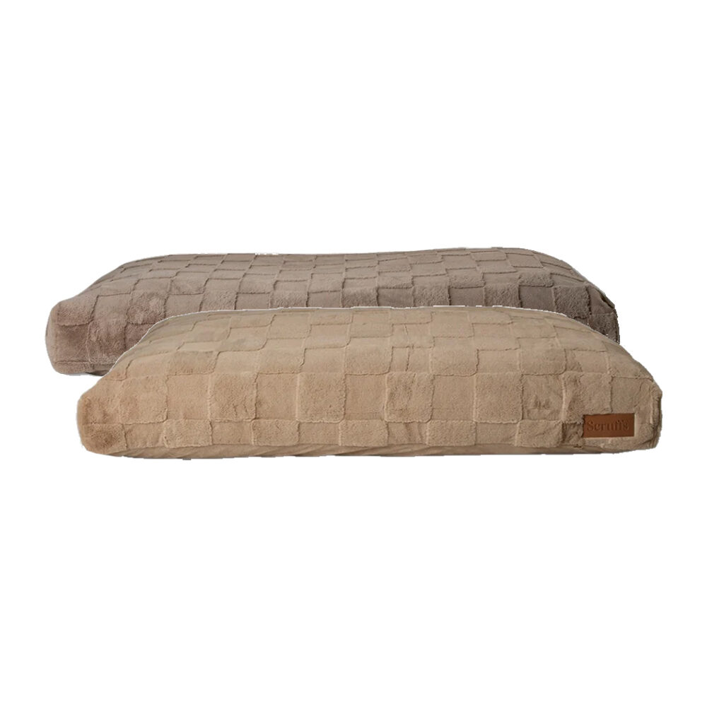 Scruffs Oxford Orthopaedic Dog Cushion - Tan - L