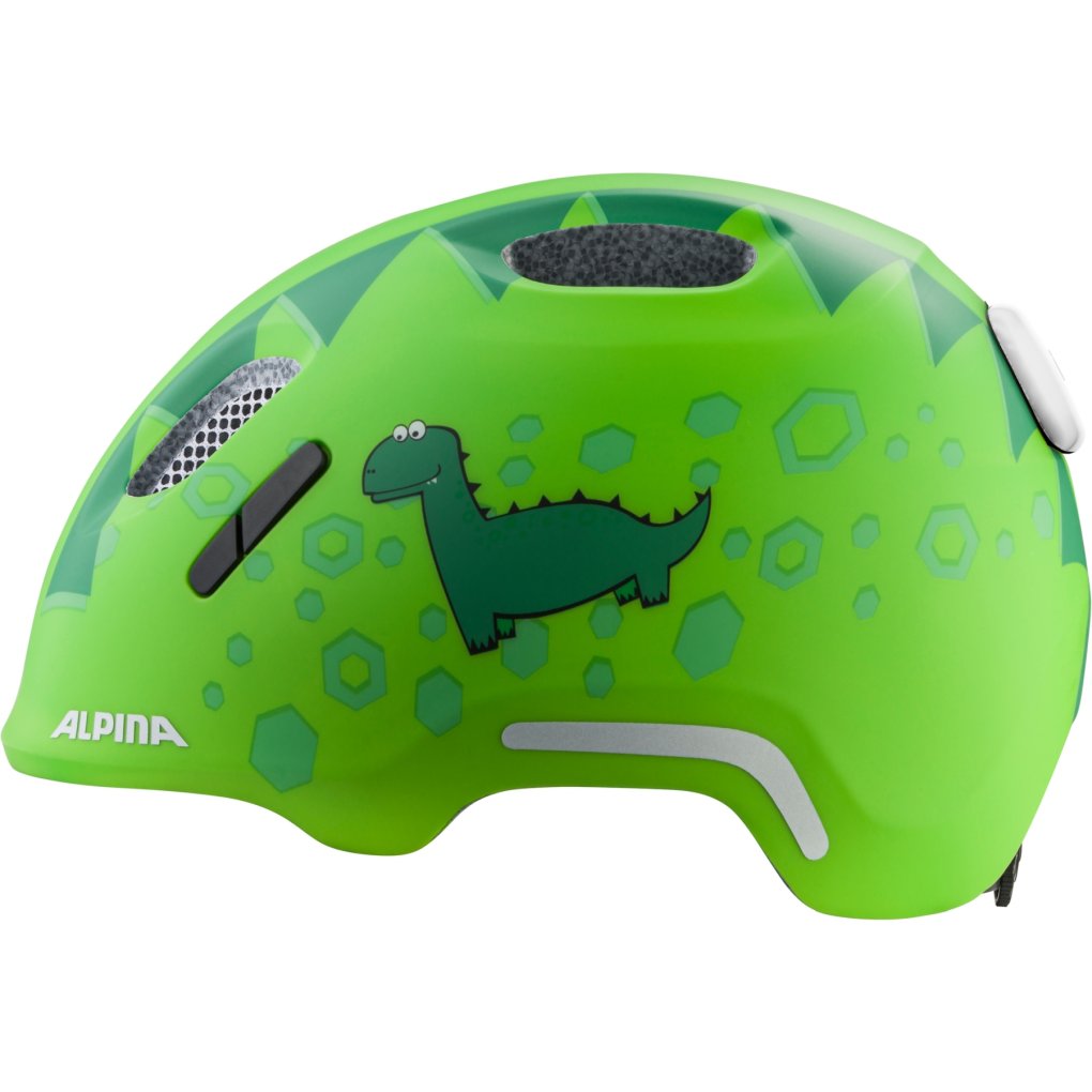 Alpina Ximo 2 Flash Helmet Kids - green dino matt