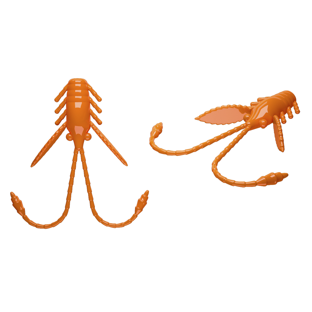 Libra Lures Pro Nymph artificial lure (hot orange)