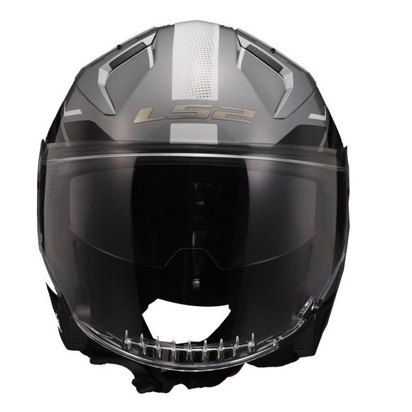 Jet LS2 of603 Infinity II - Veyron - Gray / White helmetRef: LS0798